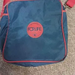 FORLIFE ショルダーバッグ ネイビー×レッド