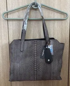 ⭐︎未使用⭐︎センプリチェ　Semplice 蛇革　ダイヤモンドパイソン　バッグ