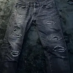 AZUL by MOUSSY ダメージデニムパンツ M