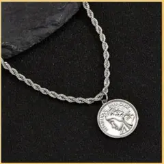 メンズネックレス コインネックレス