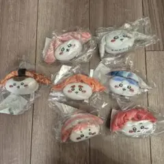 ちいかわ寿司 お寿司になっちゃった ぬいぐるみ 7点セット