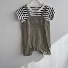GU サロペット風ロンパース　70