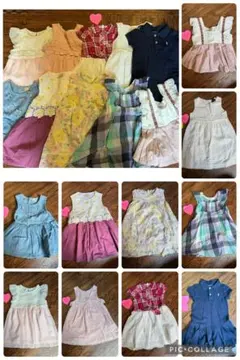 夏服100㎝子供服まとめ売り48点➕水着セット - メルカリ