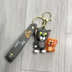 TOM & JERRY トムとジェリー キーホルダー マスコット　トムジェリ