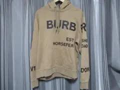 バーバリー ホースフェリー プルオーバー パーカー L ベージュ 