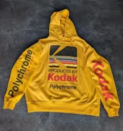 古着 企業系 Kodak パーカー 黄色