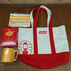 マクドナルド　Coleman コラボトートバッグ　他　コールマン