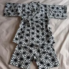 子供用甚平 130 男児 夏祭り 美品 花火大会