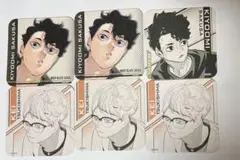 ハイキュー‼︎ 原画展　コースター　6枚