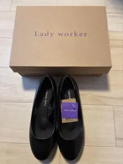 アシックス Lady worker パンプス LO-17550 21.5cm