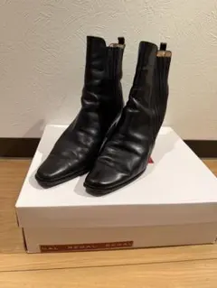 REGAL リーガル レザー ショートブーツ ブラック22.５