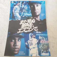 ファイターズ 伊藤大海 万波中正ステッカーまだ見ぬ景色をエスコンで。新品未使用