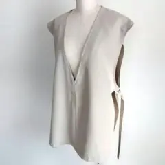 ミドル丈ジレ/Lサイズ