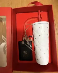 中国スタバ限定 プラダを着た悪魔 ラインストーンタンブラー白☆新品未