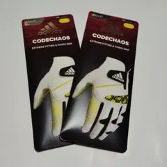 アディダスコードカオスゴルフグローブ25cm2枚