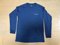 モンベル mont bell 長袖Tシャツ メンズXS ネイビー