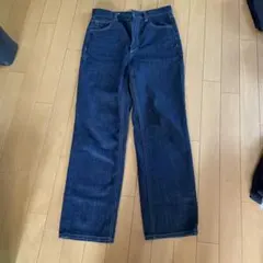 GU デニムパンツ インディゴブルー