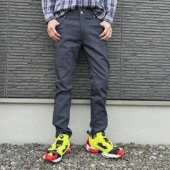 メンズメルローズ【裏起毛×ストレッチ】デニムライクスキニーパンツ｜大人カジュアル