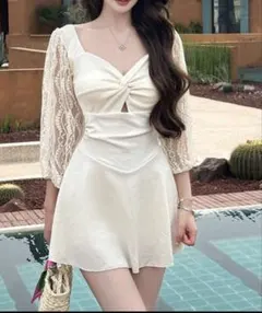 【新品未使用】3L 水着 オールインワン 定価5,780円