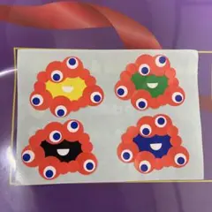 ミャクミャクシール　風　4枚セット　ハンドメイド
