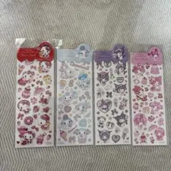ラスト1点‼️ サンリオキャラクターズ 飴ノ森ふみか クリアシール4種セット
