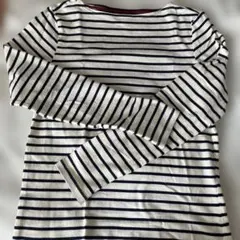 AIGLE ストライプ 長袖Tシャツ