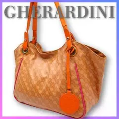 GHERARDINI ゲラルディーニ トートバッグ オレンジ ナイロン おしゃれ