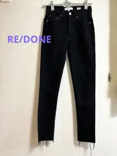 美品⭐︎RE/DONE 24 デニムパンツ ストレッチ カットオフ 黒 USAのサムネイル