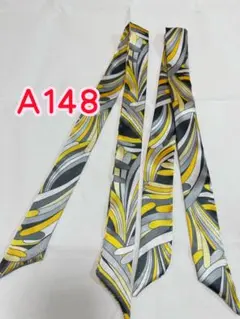 スカーフ　細いスカーフ3.8×85cmリボンスカーフ バッグスカーフ2本A148