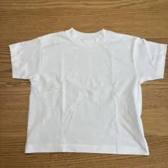 無地良品　Tシャツ ホワイト 110サイズのサムネイル