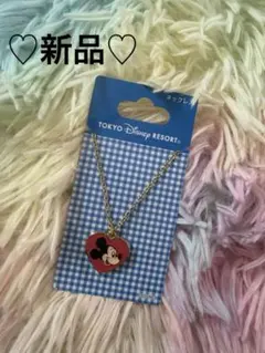 ディズニーランド♡レトロ♡ミッキー ♡ハートネックレス