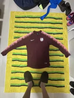 Nike DRI-FIT バーガンディ 長袖ジャケット S