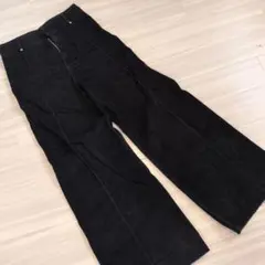 ZARA ブラック ワイドパンツ EUR34