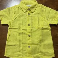 半袖シャツ 90サイズ イエロー