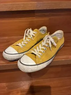 CONVERSE REACTスエード ローカット マスタード