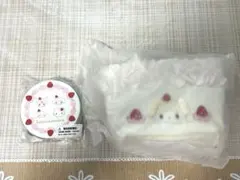 マイメロディ いちごホイップケーキ ポーチ ステッカー セット