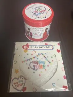 Hey Say JUMP ミニタオルハンカチ　缶