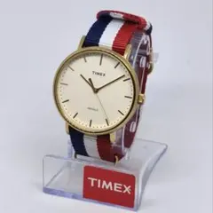 TIMEX ウィークエンダー フェアフィールド 41mm トリコロール 電池新品