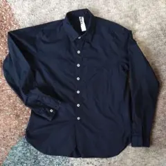 MHL 長袖 ネイビー シャツ