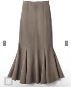 GRL マーメイドフレアスカート [dk1092] モカ