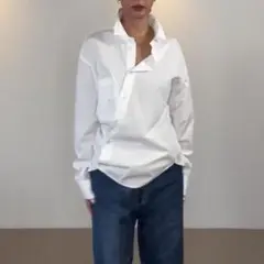 タグ付きSTUMBLY × DRESSLAVE バルーンシルエットシャツ白 - メルカリ