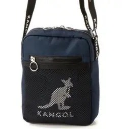 「秋の限定価格」KANGOL ネイビー ショルダーバッグ　バッグ　雑貨