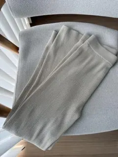 ユナイテッドアローズ/UWSC リブ スリット パンツ/ベージュ