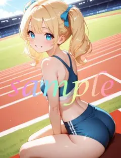 c851 かわいい イラスト アニメ A4ポスター
