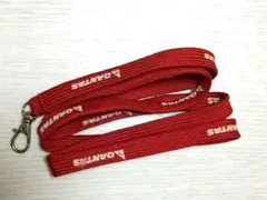 【非売品】カンタス航空 QANTAS ネックストラップ ロゴマーク入り