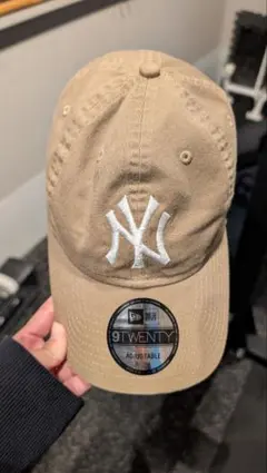ニューエラ　ベージュ　ヤンキース