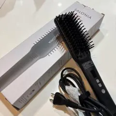 SALONIA ストレートヒートブラシスリム ブラック