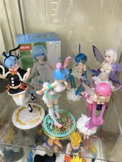 Re:ゼロ フィギュア まとめ売り レム4体 ラム エミリア