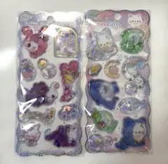 カラフルキャラクターシールセット ウォーターシール ウォーターインシール