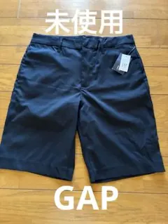 （未使用タグ付）GAP KIDS紺色ストレッチハーフパンツ 160CM